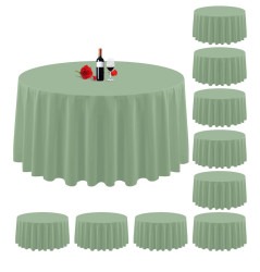 120’’ Sage Green Round Linen